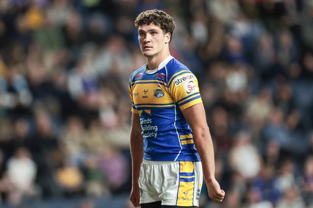 Ben Littlewood of Leeds Rhinos during the Betfred Super League round 23 match Leeds Rhinos vs Hull KR at Headingley Stadium, Leeds, United Kingdom, 21st August 2025

(Photo by Mark Cosgrove/News Images)