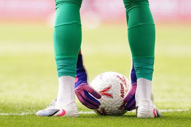 Chelsea goalkeeper Robert Sanchez prepares to take goal kick during the Emirates FA Cup Semi-Final match Chelsea vs Leeds United at Wembley Stadium, London, United Kingdom on 26 April 2026

(Photo by Harvey Murphy/News Images)