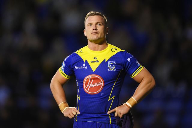 Josh Drinkwater of Warrington Wolves looks on during the Betfred Super League play-off Eliminator 2 Warrington Wolves v St Helens at Halliwell Jones Stadium, Warrington, United Kingdom, 28th September 2024

(Photo by Ben Roberts/News Images)