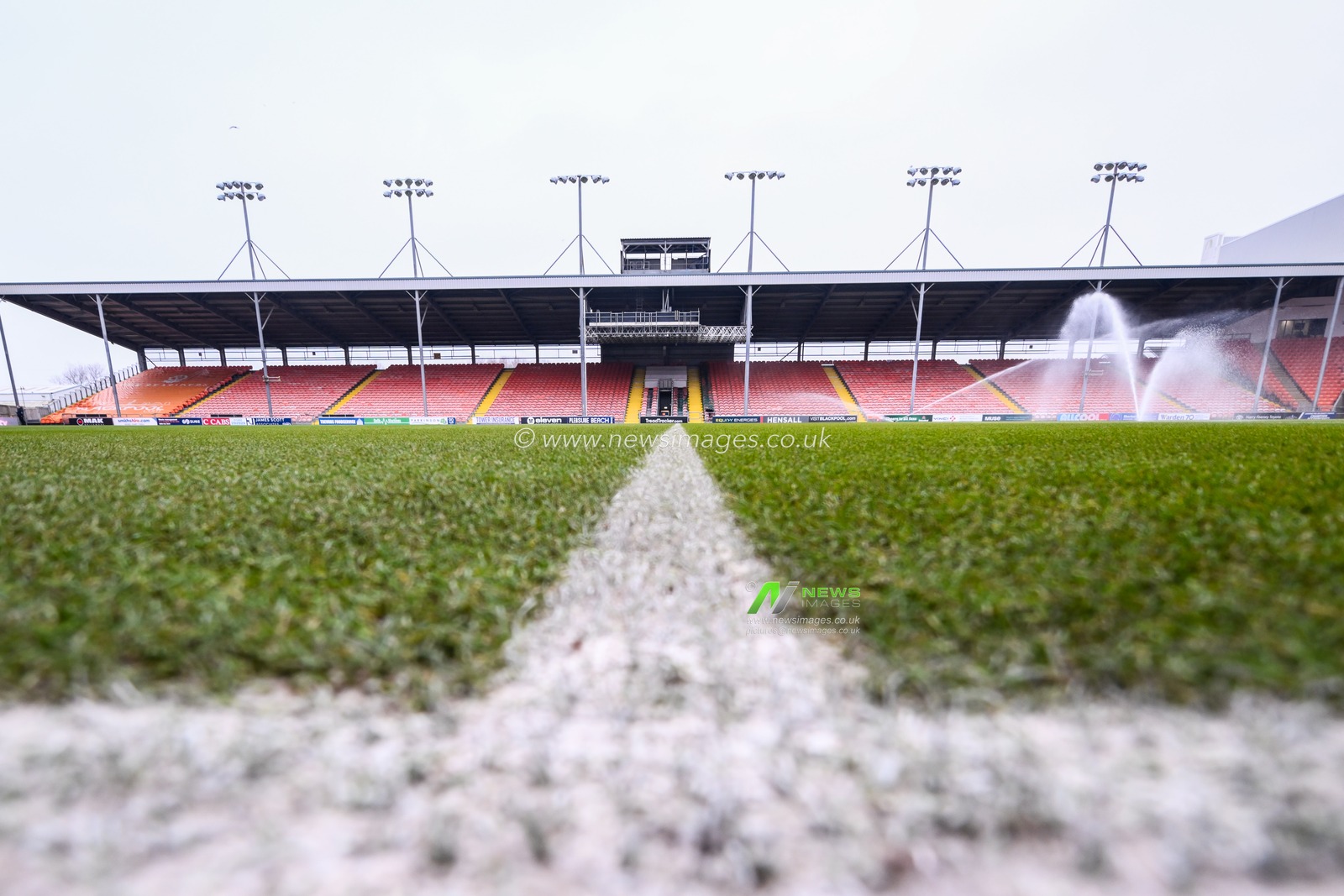 A general view of Bloomfield Road, Home of Blackpool ahead of the Sky Bet League 1 match Blackpool vs Huddersfield Town at Bloomfield Road, Blackpool, United Kingdom, 18th January 2025

(Photo by Craig Thomas/News Images)
