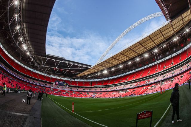 A general view of Wembley Stadium ahead of during the The Ashes Series 2025 England vs Australia at Wembley Stadium, London, United Kingdom, 25th October 2025

(Photo by Alfie Cosgrove/News Images)