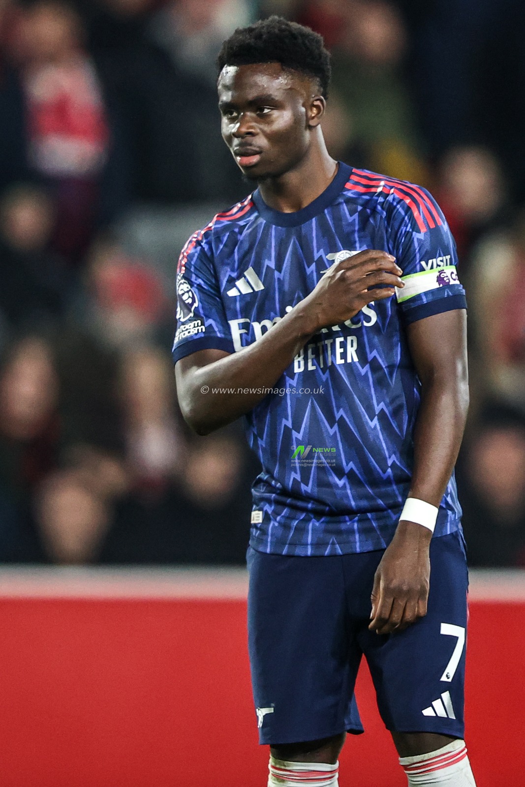 Bukayo Saka of Arsenal during the Premier League match Nottingham Forest vs Arsenal at City Ground, Nottingham, United Kingdom, 17th January 2026

(Photo by Alfie Cosgrove/News Images)