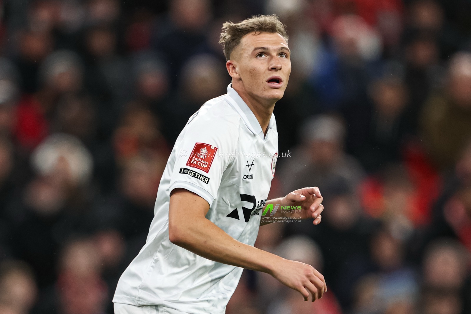Jack Shepherd of Barnsley during the Emirates FA Cup Third Round match Liverpool vs Barnsley at Anfield, Liverpool, United Kingdom, 12th January 2026

(Photo by Alfie Cosgrove/News Images)