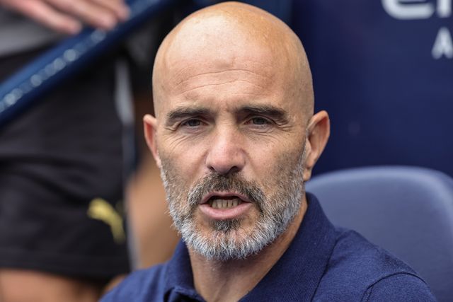 Enzo Maresca manager of Manchester City looks on during the Premier League match Manchester City vs Coventry City at Etihad Stadium, Manchester, United Kingdom on 05 September 2026

(Photo by Mark Cosgrove/News Images)