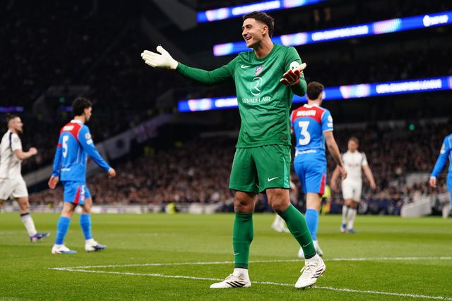Atlético Madrid goalkeeper Juan Musso during the UEFA Champions League match Tottenham Hotspur vs Atletico Madrid at Tottenham Hotspur Stadium, London, United Kingdom on 18 March 2026

(Photo by Harvey Murphy/News Images)