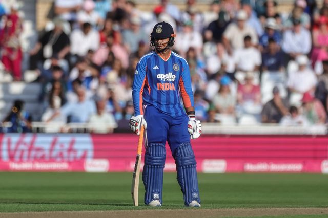 Vaibhav Sooryavanshi of India during the Third Vitality T20 International match England vs India at Trent Bridge, Nottingham, United Kingdom on 07 July 2026

(Photo by Mark Cosgrove/News Images)