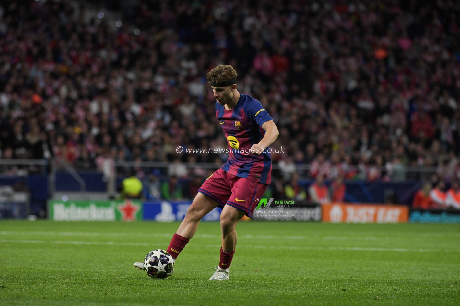 Fermín López of FC Barcelona during the UEFA Champions League Quarter Finals match Atletico Madrid vs Barcelona at Riyadh Air Metropolitano, Madrid, Spain on 14 April 2026

(Photo by Samuel Carreno/News Images)