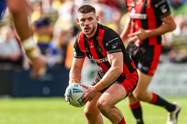 Danny Walker of Warrington Wolves in action during the Betfred Super League round 26 match Wakefield Trinity vs Warrington Wolves at DIY Kitchens Stadium, Wakefield, United Kingdom on 05 September 2026

(Photo by Alfie Cosgrove/News Images)