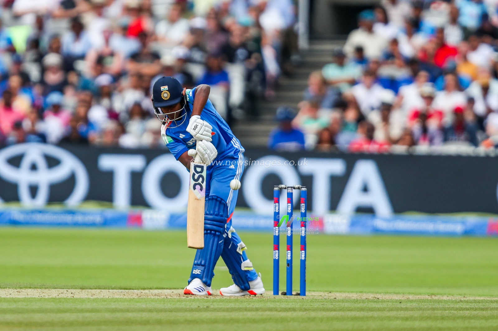 Arundhati Reddy of India bats during the 2nd Metro Bank One Day International England Women v India Women at Lords, London, United Kingdom, 19th July 2025

(Photo by Izzy Poles/News Images)