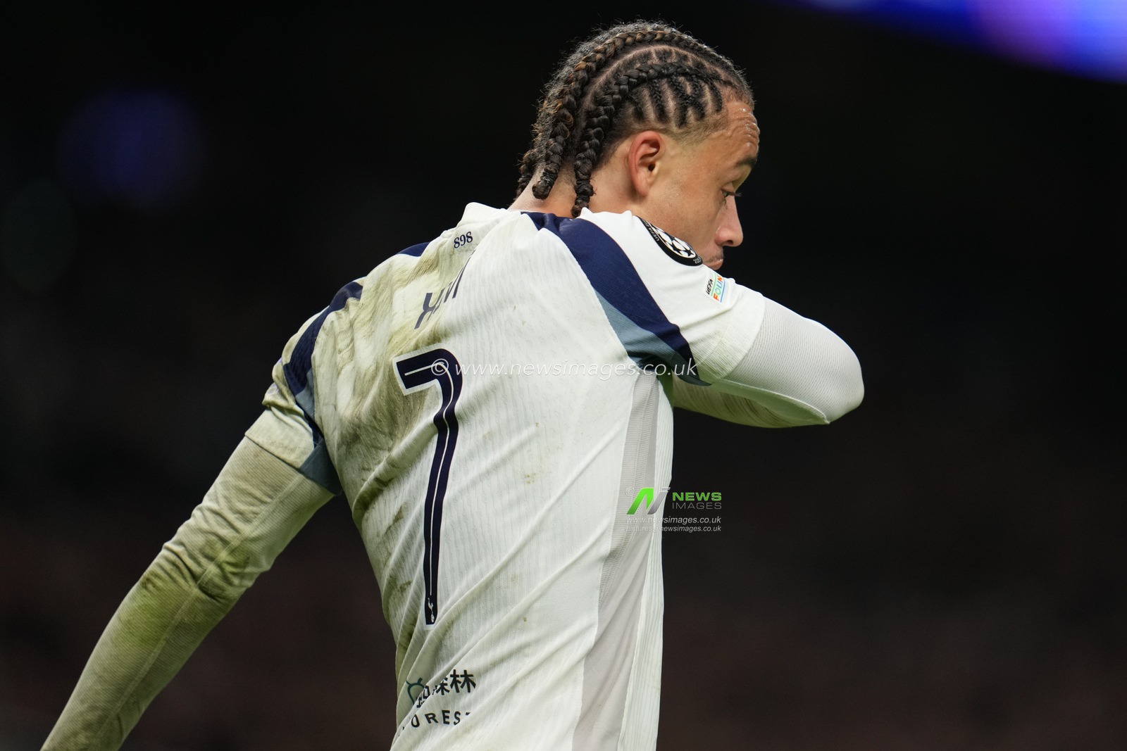 Xavi Simons of Tottenham Hotspur during the UEFA Champions League Matchday 6 of 8 Tottenham Hotspur vs Slavia Prague at Tottenham Hotspur Stadium, London, United Kingdom, 9th December 2025

(Photo by Harvey Murphy/News Images)

*** GER AUT SUI OUT ***