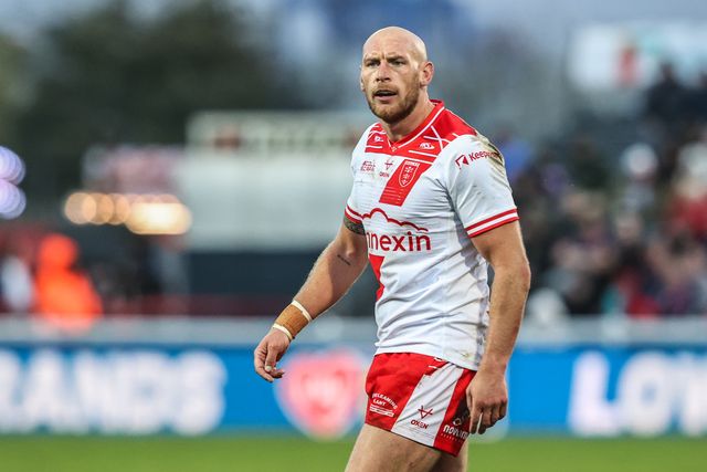 Dean Hadley of Hull KR during the Betfred Super League Semi Final 2 match Hull KR vs St Helens at Sewell Group Craven Park, Kingston upon Hull, United Kingdom, 3rd October 2025

(Photo by Alfie Cosgrove/News Images)