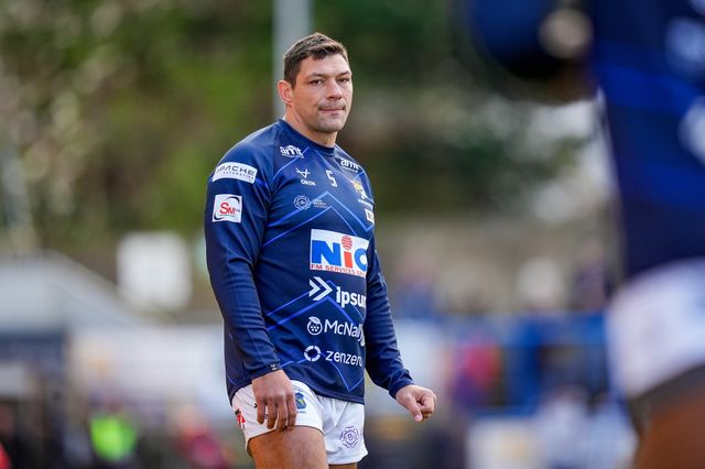 Ryan Hall of Leeds Rhinos in the pre-game warm up during the Betfred Super League round 1 match Leeds Rhinos vs Warrington Wolves at AMT Headingley Stadium, Leeds, United Kingdom on 29 March 2026

(Photo by Maynard Manyowa/News Images)