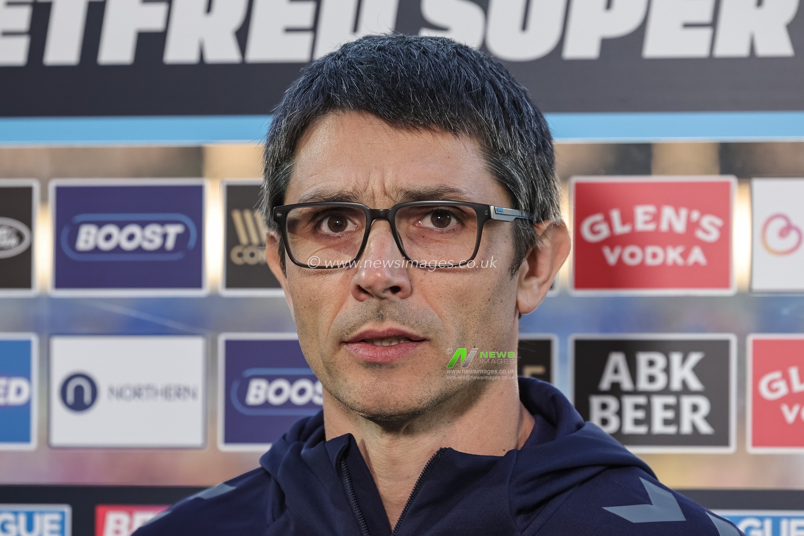 Sylvain Houles head coach of Toulouse Olympique during the Betfred Super League round 9 match York Knights vs Toulouse at LNER Community Stadium, York, United Kingdom on 23 April 2026

(Photo by Mark Cosgrove/News Images)