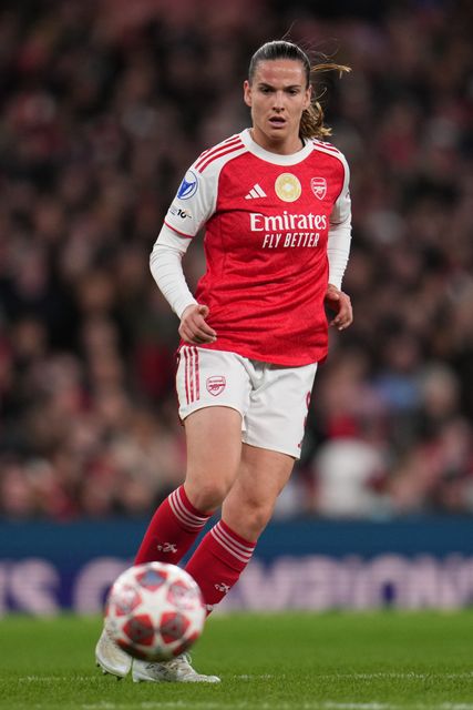 Laia Codina of Arsenal during the UEFA Women's Champions League Quarter-finals match Arsenal vs Chelsea at Arsenal Stadium, London, United Kingdom on 24 March 2026

(Photo by Harvey Murphy/News Images)