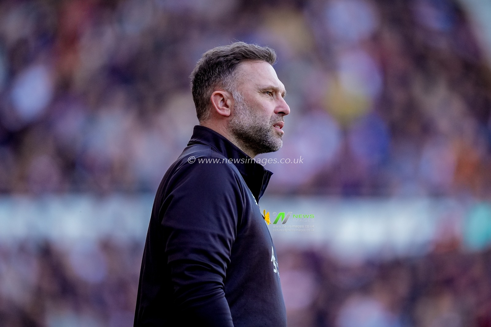 John Eustace manager of Derby County looks on 
during the Sky Bet Championship match Derby County vs Stoke City at Pride Park Stadium, Derby, United Kingdom on 06 April 2026

(Photo by Maynard Manyowa/News Images)