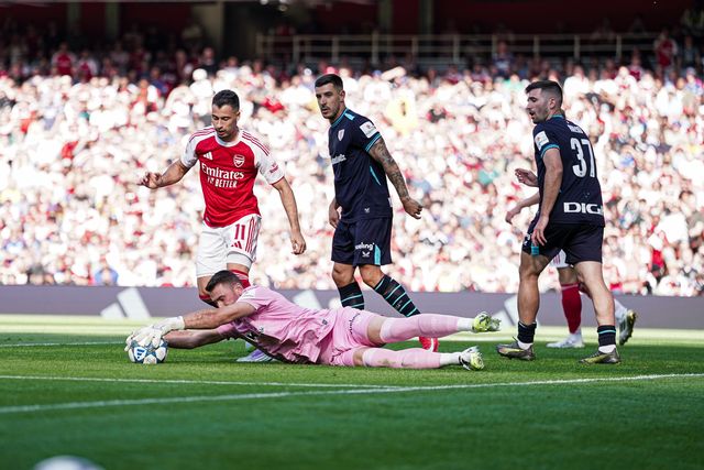 during the Pre-season friendly match Arsenal vs Athletic Bilbao at Emirates Stadium, London, United Kingdom, 9th August 2025

(Photo by Harvey Murphy/News Images)