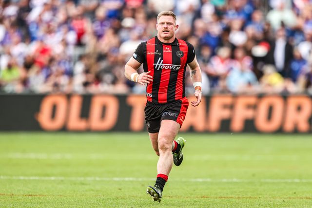 Luke Yates of Warrington Wolves during the Betfred Super League round 26 match Wakefield Trinity vs Warrington Wolves at DIY Kitchens Stadium, Wakefield, United Kingdom on 05 September 2026

(Photo by Alfie Cosgrove/News Images)