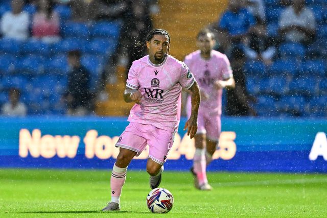 Tyrhys Dolan of Blackburn Rovers in action during the Pre-season friendly match Stockport County vs Blackburn Rovers at Edgeley Park Stadium, Stockport, United Kingdom, 2nd August 2024

(Photo by Cody Froggatt/News Images)