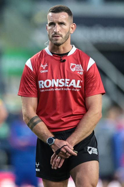Referee Jack Smith during the Betfred Super League round 23 match Leeds Rhinos vs Hull KR at Headingley Stadium, Leeds, United Kingdom, 21st August 2025

(Photo by Mark Cosgrove/News Images)