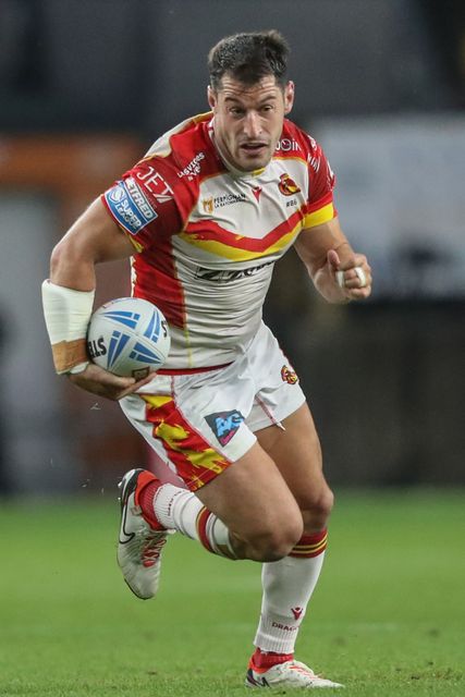 Ben Garcia of Catalan Dragons during the Betfred Super League Round 23 match Leeds Rhinos vs Catalans Dragons at Headingley Stadium, Leeds, United Kingdom, 23rd August 2024

(Photo by Alfie Cosgrove/News Images)