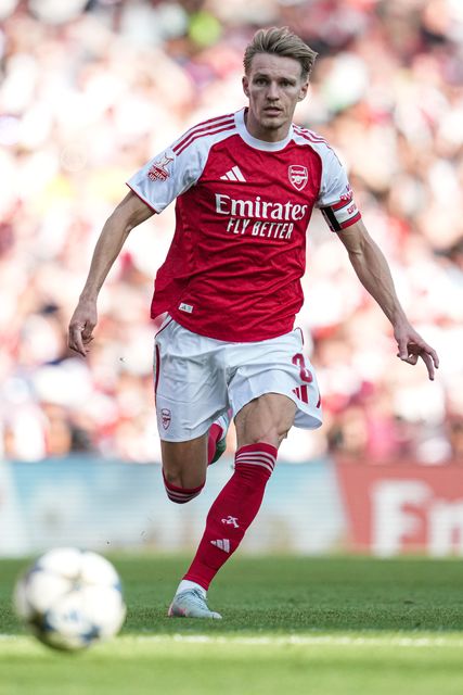 Martin Ødegaard of Arsenal during the Pre-season friendly match Arsenal vs Athletic Bilbao at Emirates Stadium, London, United Kingdom, 9th August 2025

(Photo by Harvey Murphy/News Images)