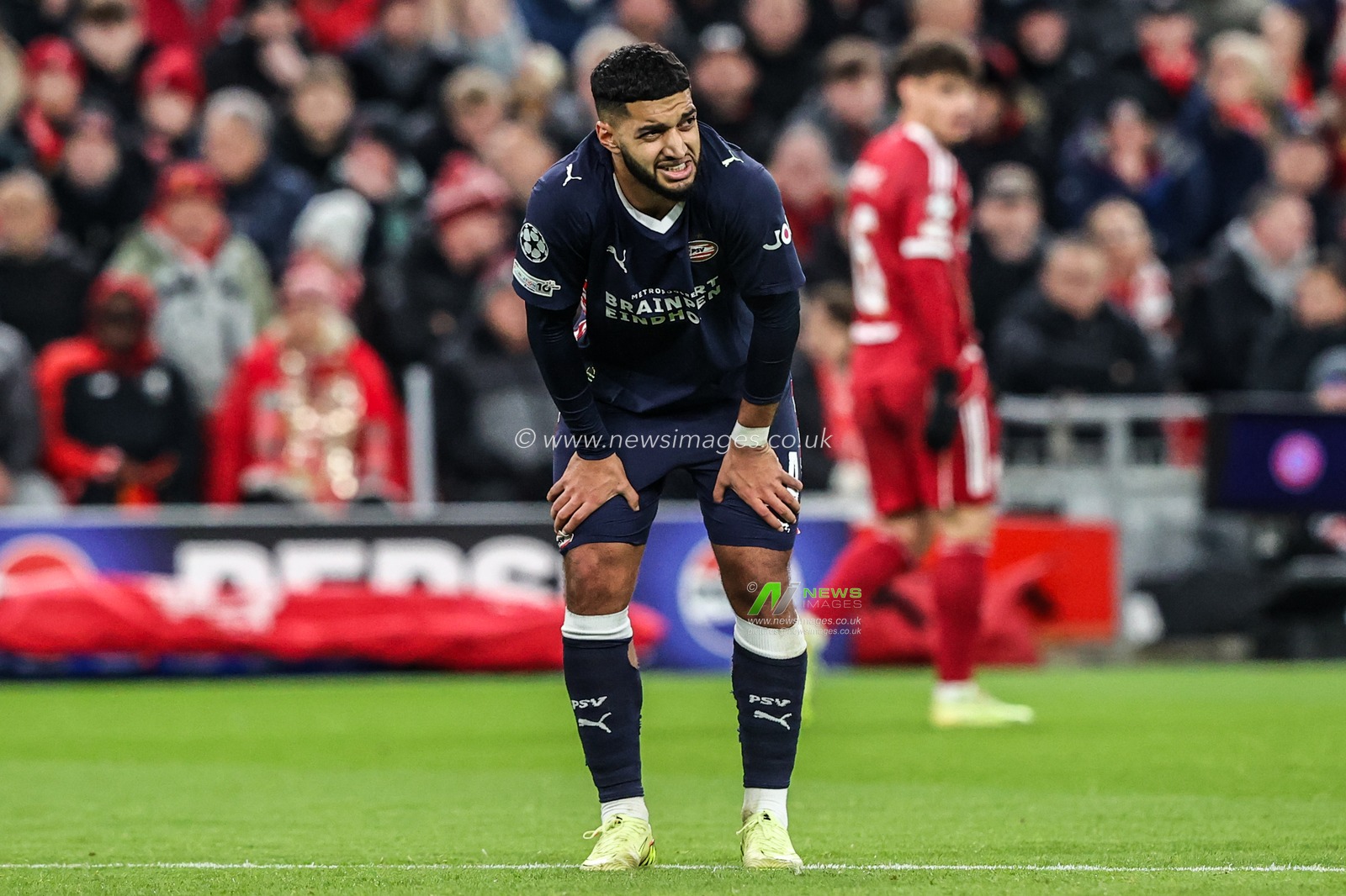 Ismael Saibari of PSV Eindhoven during the UEFA Champions League Matchday 5 of 8 Liverpool vs PSV Eindhoven at Anfield, Liverpool, United Kingdom, 26th November 2025

(Photo by Alfie Cosgrove/News Images)

*** GER AUT SUI OUT ***