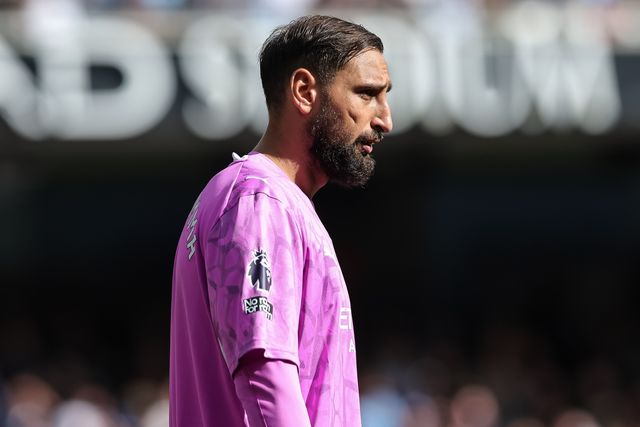 Manchester City goalkeeper Gianluigi Donnarumma during the Premier League match Manchester City vs Coventry City at Etihad Stadium, Manchester, United Kingdom on 05 September 2026

(Photo by Mark Cosgrove/News Images)