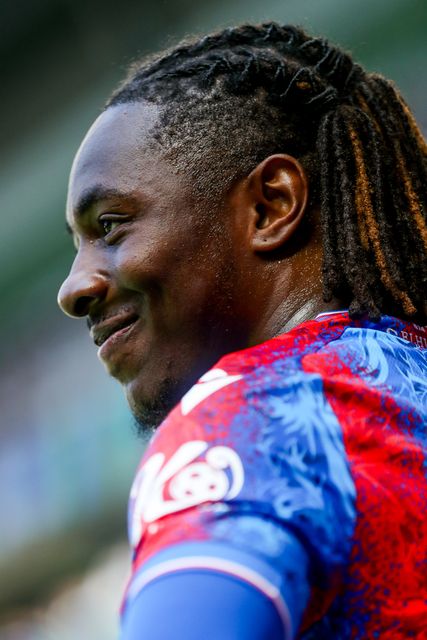 Eberechi Eze of Crystal Palace reacts during the Premier League match Tottenham Hotspur vs Crystal Palace at Tottenham Hotspur Stadium, London, United Kingdom, 11th May 2025

(Photo by Izzy Poles/News Images)