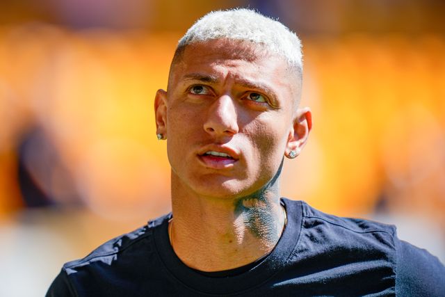 Richarlison of Tottenham Hotspur in the pregame warmup session  during the Premier League match Wolverhampton Wanderers vs Tottenham Hotspur at Molineux, Wolverhampton, United Kingdom on 25 April 2026

(Photo by Maynard Manyowa/News Images)