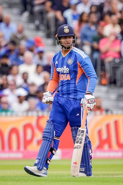 Vaibhav Sooryavanshi of India batting during the Second Vitality T20 International match England vs India at Old Trafford, Manchester, United Kingdom on 04 July 2026

(Photo by Maynard Manyowa/News Images)