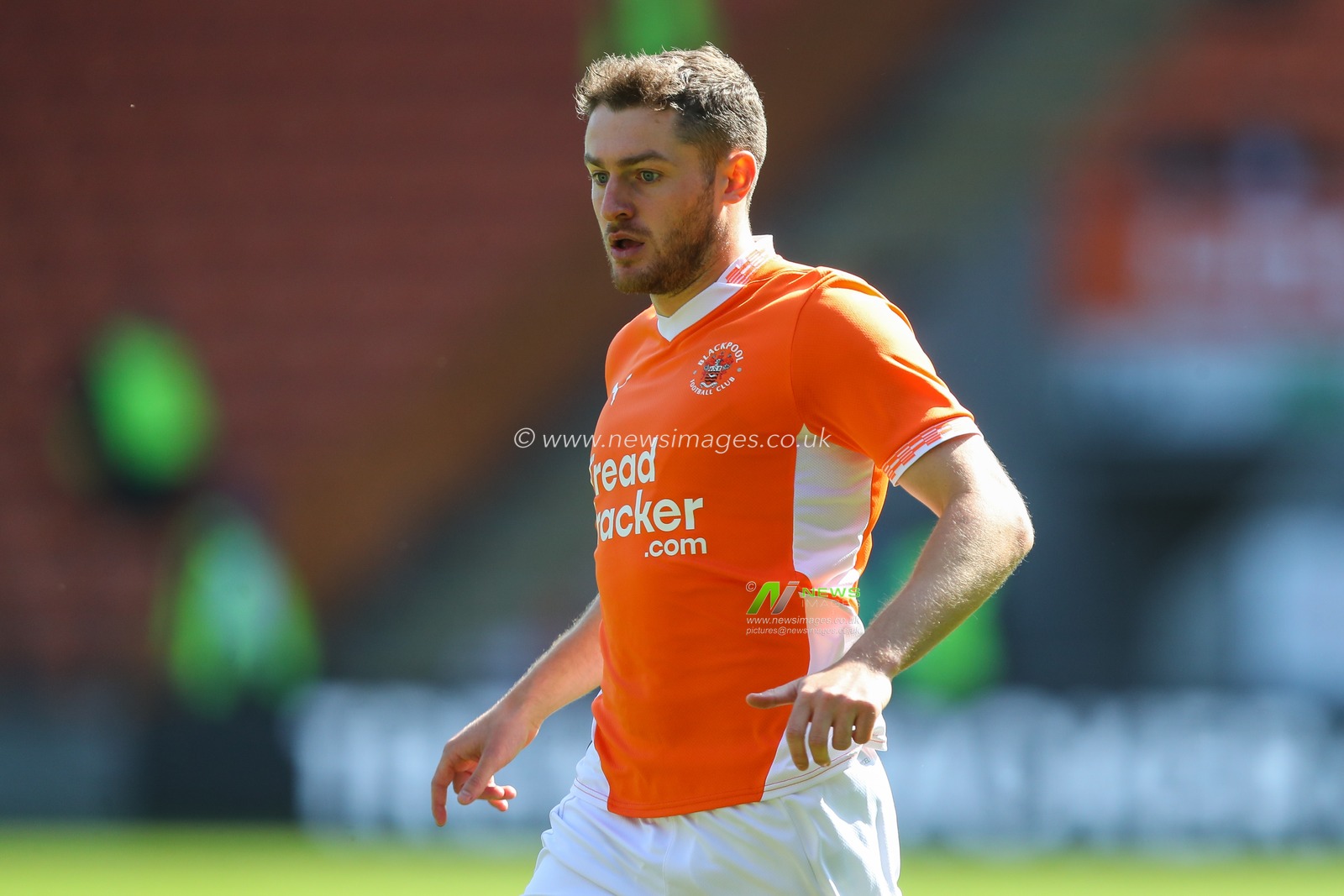 Elliot Embleton of Blackpool during the Sky Bet League 1 match Blackpool vs Wycombe Wanderers at Bloomfield Road, Blackpool, United Kingdom, 31st August 2024

(Photo by Gareth Evans/News Images)