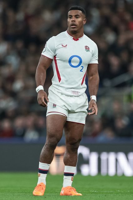 Immanuel Feyi-Waboso of England during the Quilter Nations Series 2025 match England vs Fiji at Allianz Stadium, Twickenham, United Kingdom, 8th November 2025

(Photo by Mark Cosgrove/News Images)

*** GER AUT SUI OUT ***