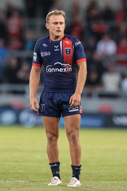 Jez Litten of Hull KR during the Betfred Super League Round 20 Salford Red Devils vs Hull KR at Salford Community Stadium, Eccles, United Kingdom, 31st July 2025

(Photo by Mark Cosgrove/News Images)