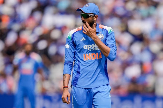 Axar Patel of India during the 1st Metro Bank ODI match England vs India at Edgbaston, Birmingham, United Kingdom on 14 July 2026

(Photo by Maynard Manyowa/News Images)
