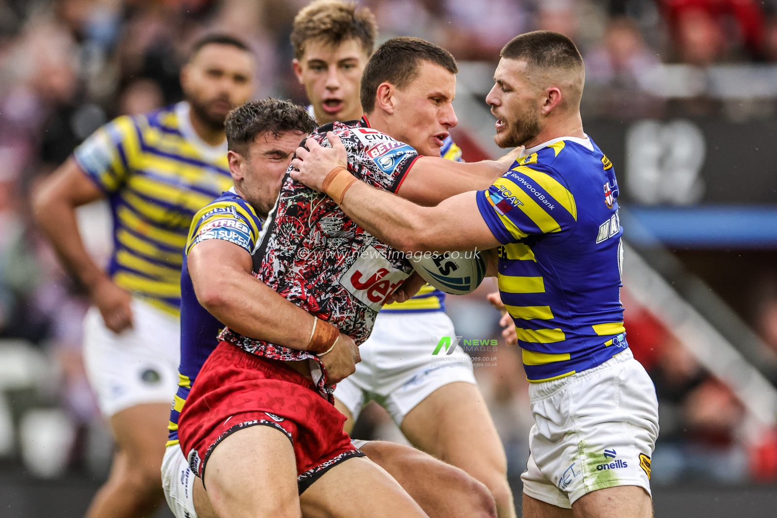 Betfred Super League round 20 Leigh Leopards v Warrington Wolves