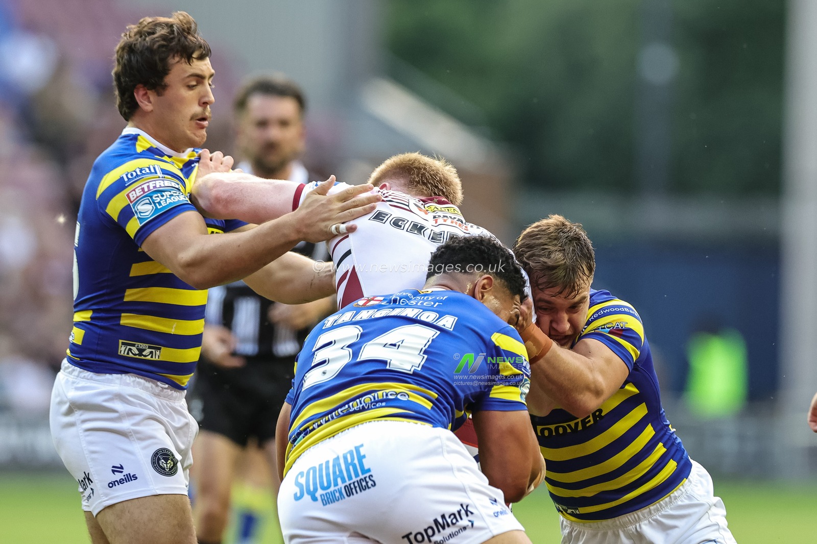 Betfred Super League round 18 Wigan Warriors v Warrington Wolves