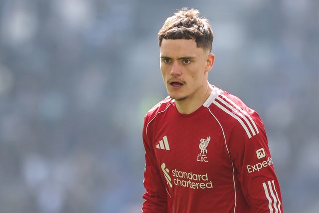 Florian Wirtz of Liverpool during the Premier League match Everton vs Liverpool at Hill Dickinson Stadium, Liverpool, United Kingdom on 19 April 2026

(Photo by Alfie Cosgrove/News Images)