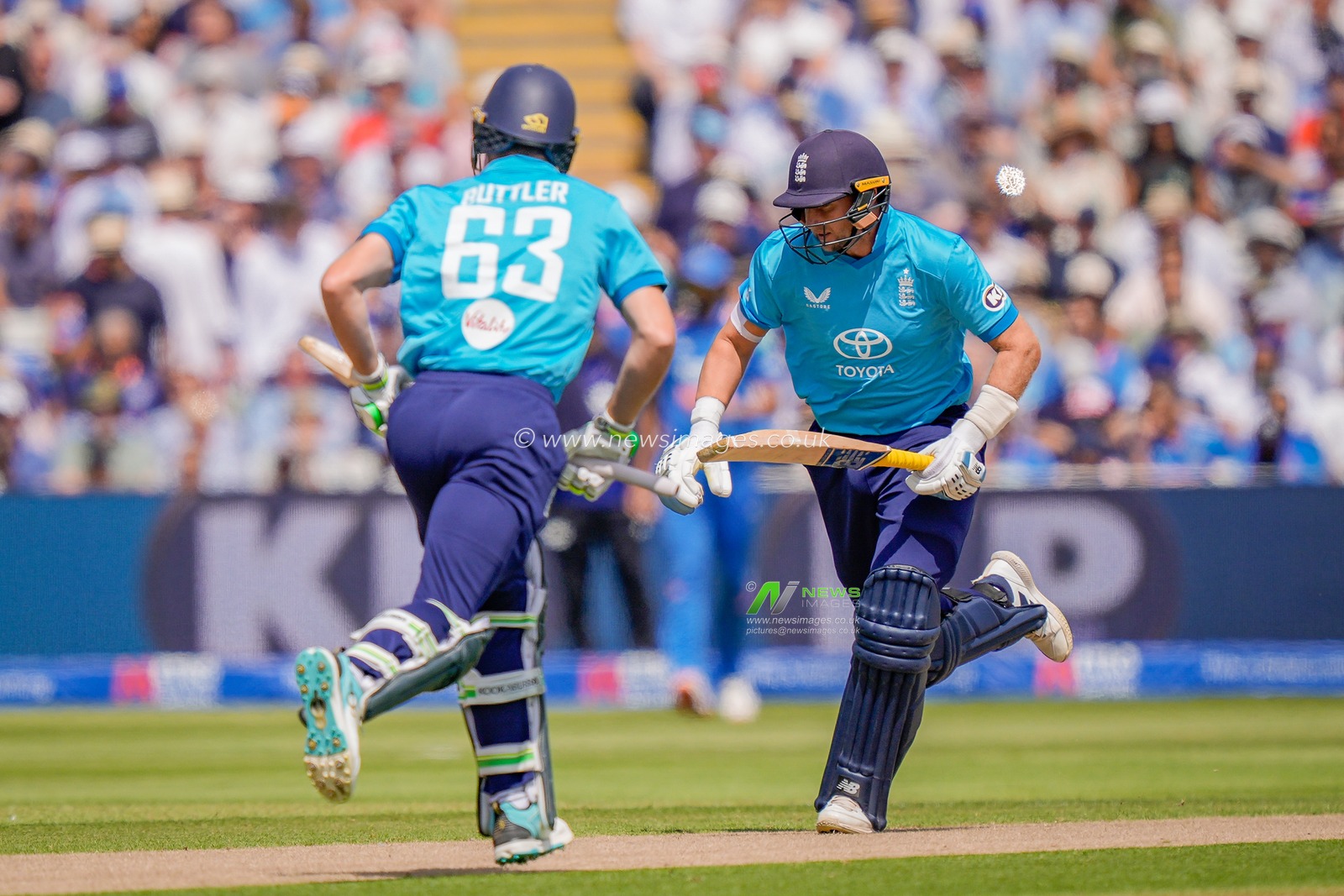 Joe Root of England takes a run during the 1st Metro Bank ODI match England vs India at Edgbaston, Birmingham, United Kingdom on 14 July 2026

(Photo by Maynard Manyowa/News Images)