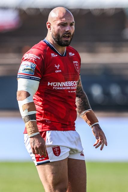 Sam Luckley of Hull KR during the Betfred Super League round 9 match Bradford Bulls vs Hull KR at Odsal Stadium, Bradford, United Kingdom on 25 April 2026

(Photo by Alfie Cosgrove/News Images)