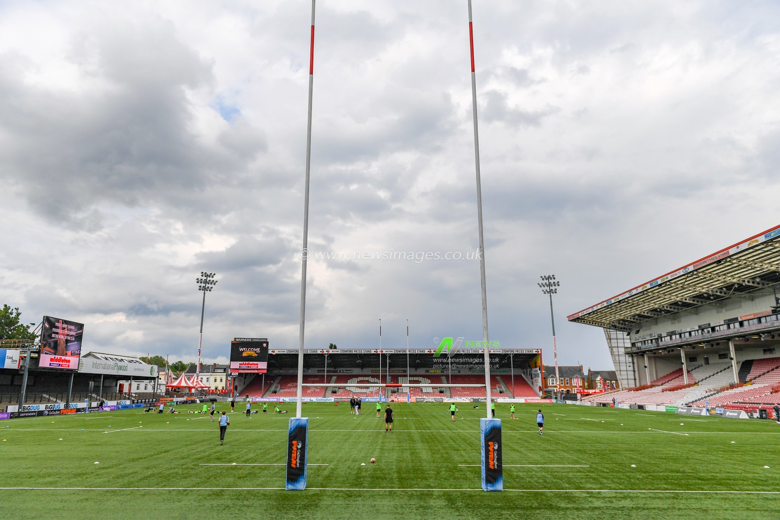General view of Kingsholm Stadium during the Gallagher Premiership match Gloucester vs Sale Sharks at Kingsholm Stadium, Gloucester, United Kingdom on 08 May 2026

(Photo by Alex Williamson/News Images)