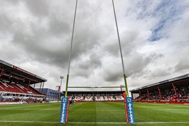 A general view of Sewell Group Craven Park ahead of the Betfred Super League round 17 match Hull KR vs Leeds Rhinos at Sewell Group Craven Park, Kingston upon Hull, United Kingdom, 6th July 2025

(Photo by Alfie Cosgrove/News Images)