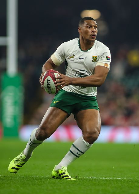 Damian Willemse of South Africa during the Quilter Nations Series 2025 match Wales vs South Africa at Principality Stadium, Cardiff, United Kingdom, 29th November 2025

(Photo by Andrew Lewis/News Images)

*** GER AUT SUI OUT ***