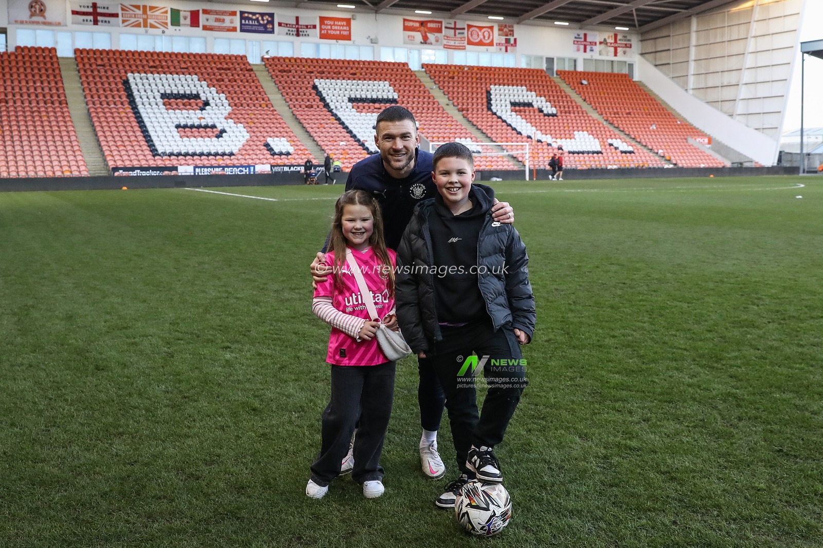 *FOR BLACKPOOL CLUB USE ONLY*  during the Sky Bet League 1 match Blackpool vs Crawley Town at Bloomfield Road, Blackpool, United Kingdom, 22nd February 2025

(Photo by Gareth Evans/News Images)