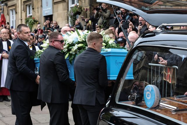Ricky Hatton Funeral procession