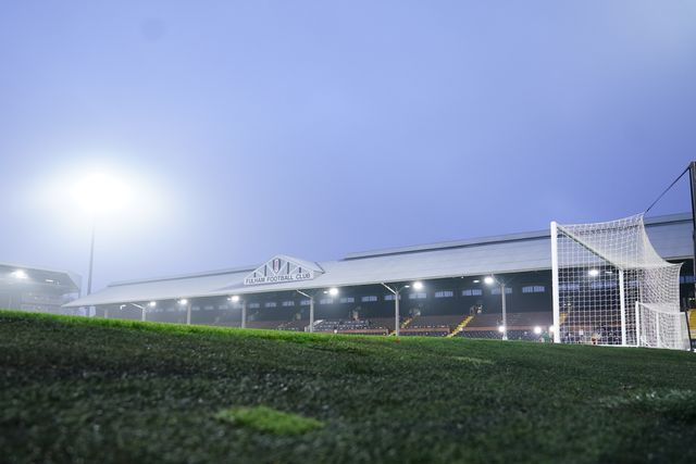 Low angle view of Craven Cottage ahead of the Premier League match Fulham vs West Ham United at Craven Cottage, London, United Kingdom on 04 March 2026

(Photo by Harvey Murphy/News Images)