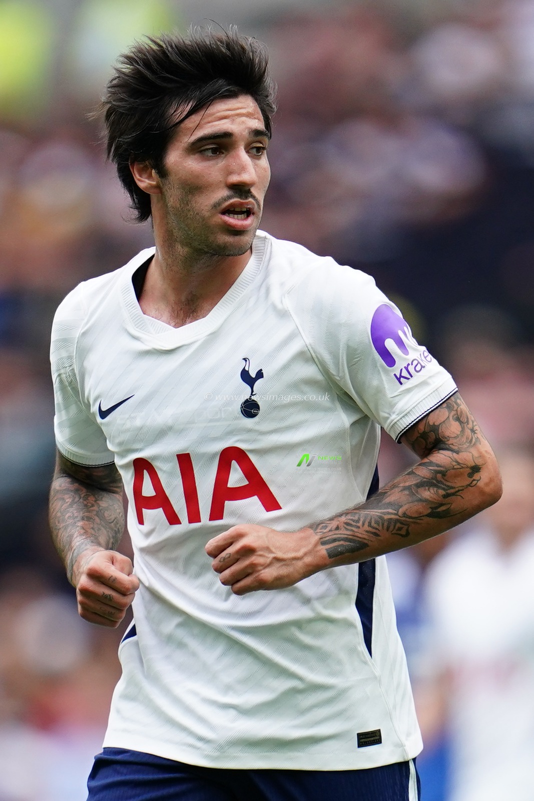 Sandro Tonali of Tottenham Hotspurduring the pre-season friendly match Tottenham Hotspur vs Hoffenheim at Tottenham Hotspur Stadium, London, United Kingdom on 15 August 2026

(Photo by Harvey Murphy/News Images)