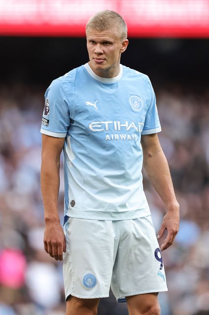 Erling Haaland of Manchester City during the Premier League match Manchester City vs Coventry City at Etihad Stadium, Manchester, United Kingdom on 05 September 2026

(Photo by Mark Cosgrove/News Images)
