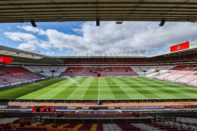 A general view of Stadium of Light ahead of the Premier League match Sunderland vs Tottenham Hotspur at Stadium Of Light, Sunderland, United Kingdom on 12 April 2026

(Photo by Alfie Cosgrove/News Images)