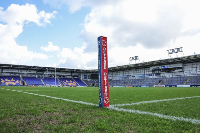 A general view of The Halliwell Jones Stadium during the Betfred Challenge Cup round 4 match Goole Vikings vs Warrington Wolves at The Halliwell Jones Stadium, Warrington, United Kingdom on 14 March 2026

(Photo by Mark Cosgrove/News Images)