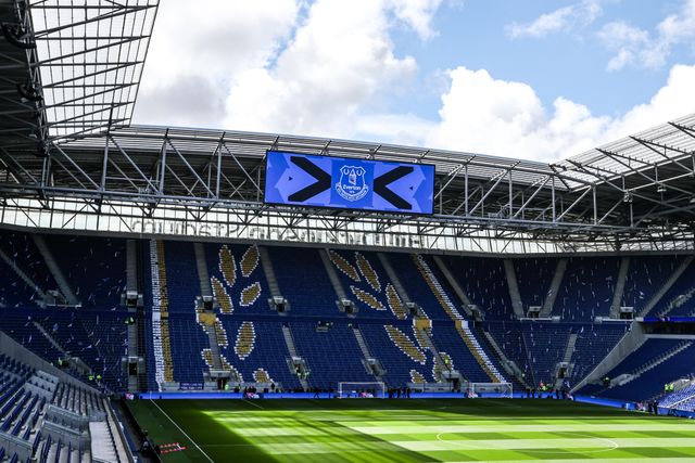 A general view of Hill Dickinson Stadium ahead of the Premier League match Everton vs Liverpool at Hill Dickinson Stadium, Liverpool, United Kingdom on 19 April 2026

(Photo by Alfie Cosgrove/News Images)